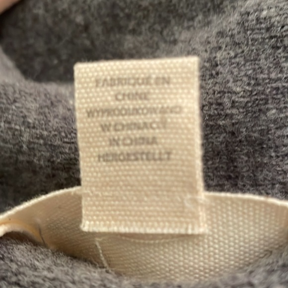 Mens Sweater Gray & Navy Sz Medium Frederik Anderson Copenhagen - Picture 5 of 6